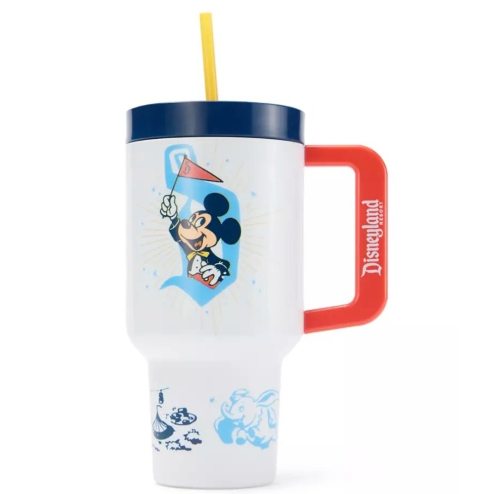 Disneyland Resort 70th Anniversary 34 oz Travel Mug Cup Tumbler Mickey & Friends